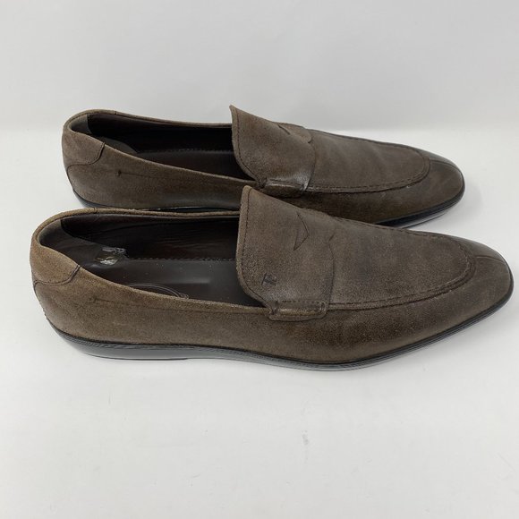NEW tod's leather slip on loafers - Picture 1 of 7